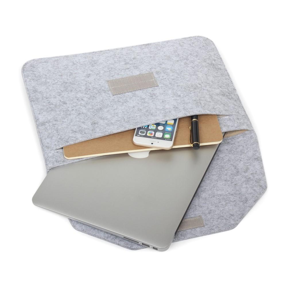 Laptopetui i filt 15.4", Sort
