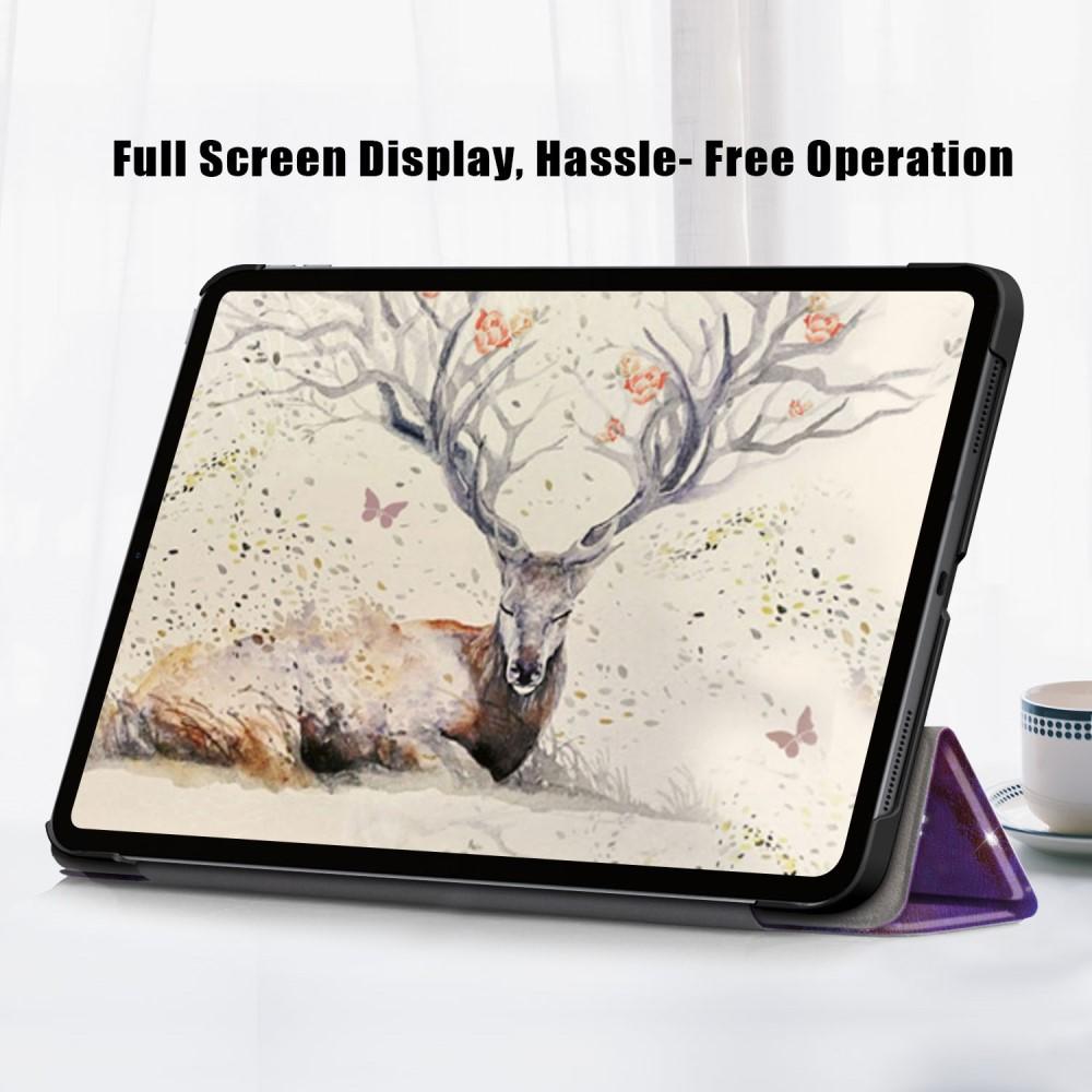Apple iPad Air 10.9 4th Gen (2020) Tri-Fold etui, Rum