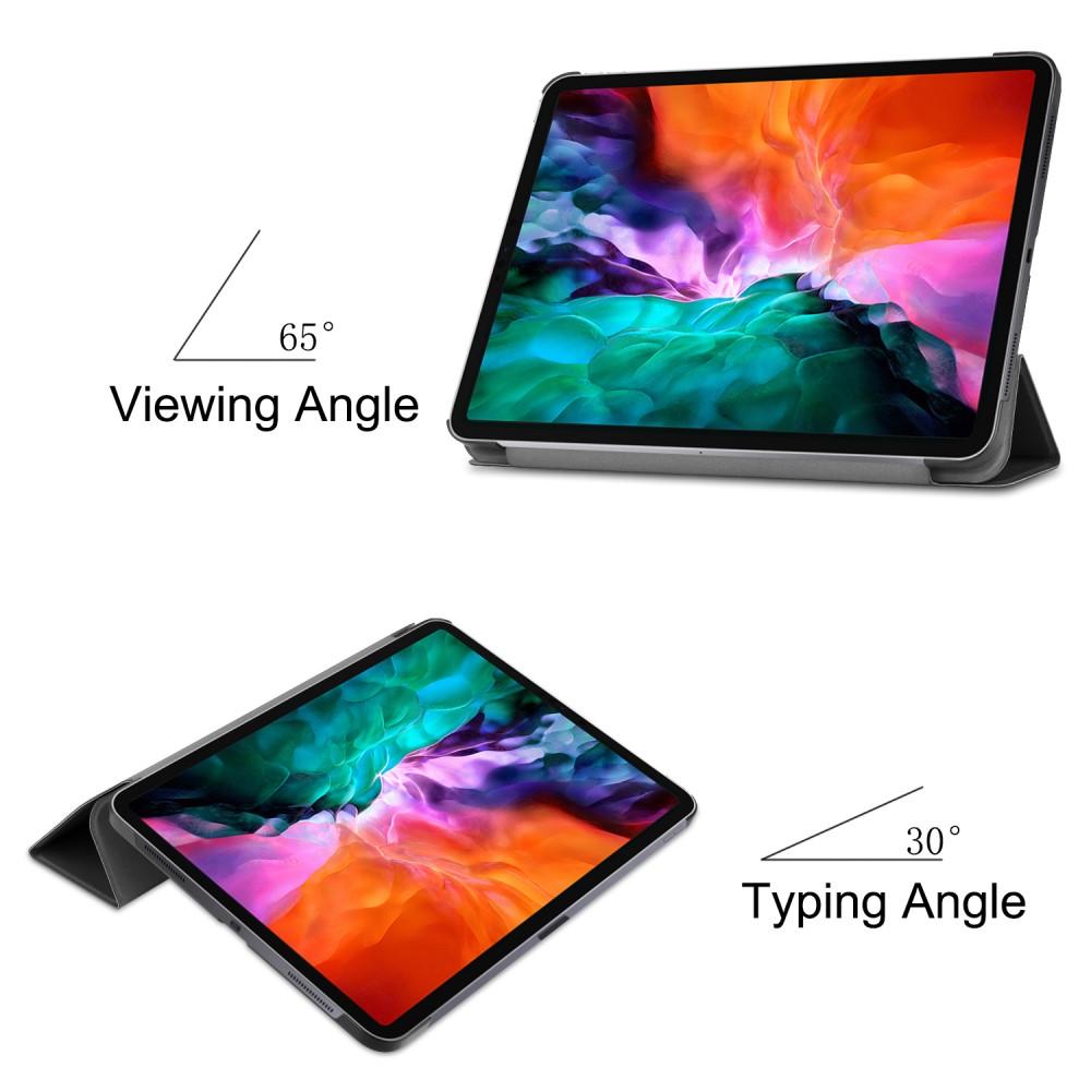 Apple iPad Pro 12.9 5th Gen (2021) Tri-Fold etui, Sort