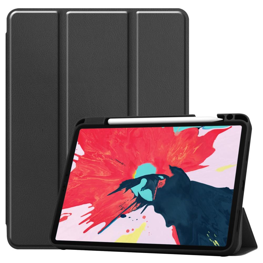 Apple iPad Pro 11 2nd Gen (2020) Tri-fold etui med penneholder, Sort