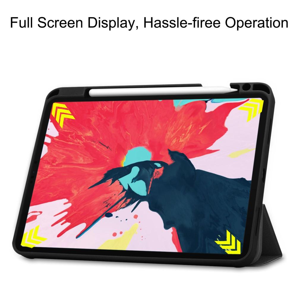 Apple iPad Pro 11 2nd Gen (2020) Tri-fold etui med penneholder, Sort