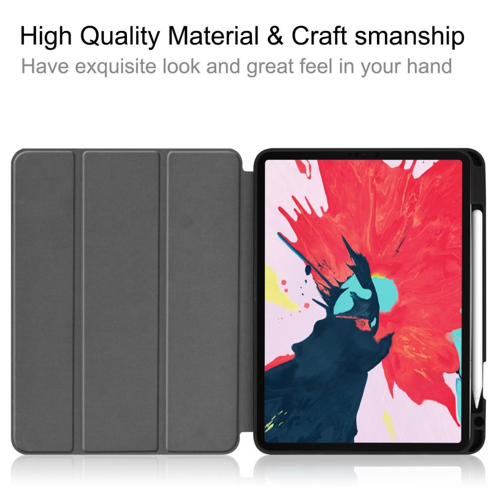 Apple iPad Pro 11 2nd Gen (2020) Tri-fold etui med penneholder, Sort
