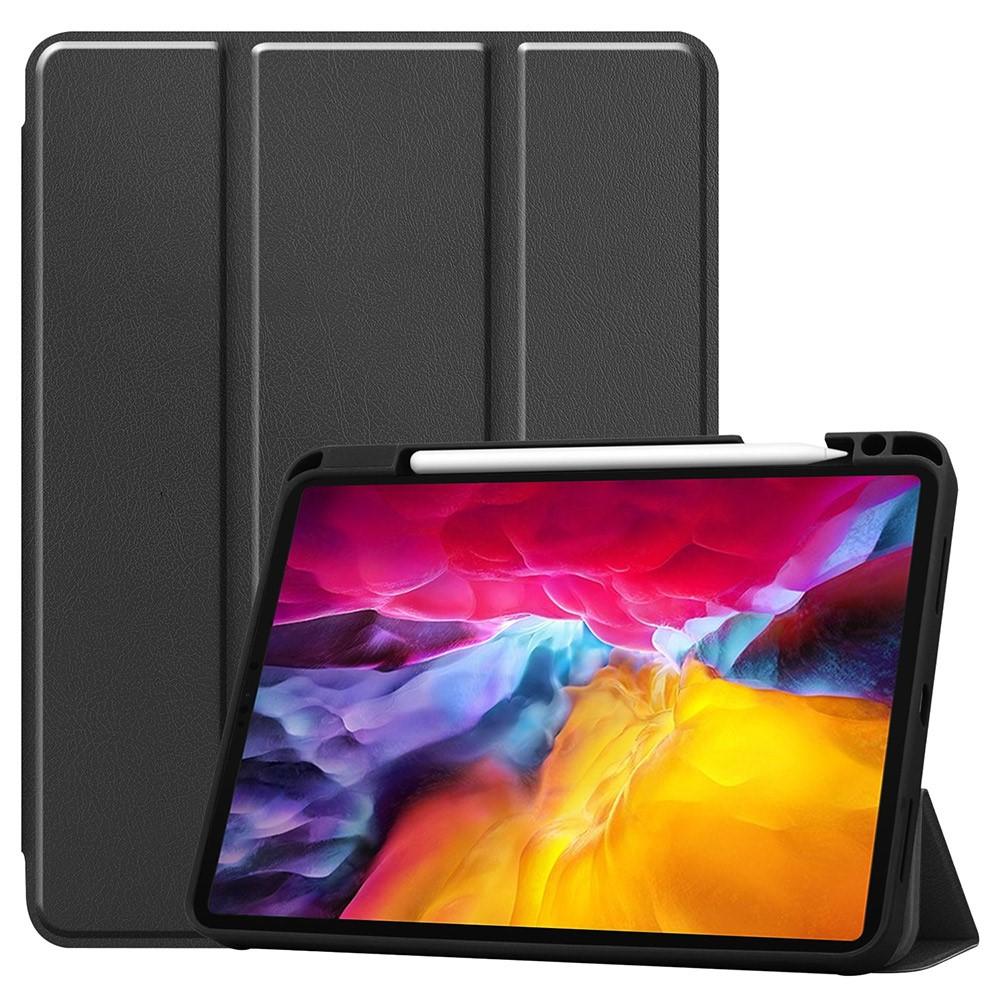 Apple iPad Pro 11 4th Gen (2022) Tri-fold etui med penneholder, Sort