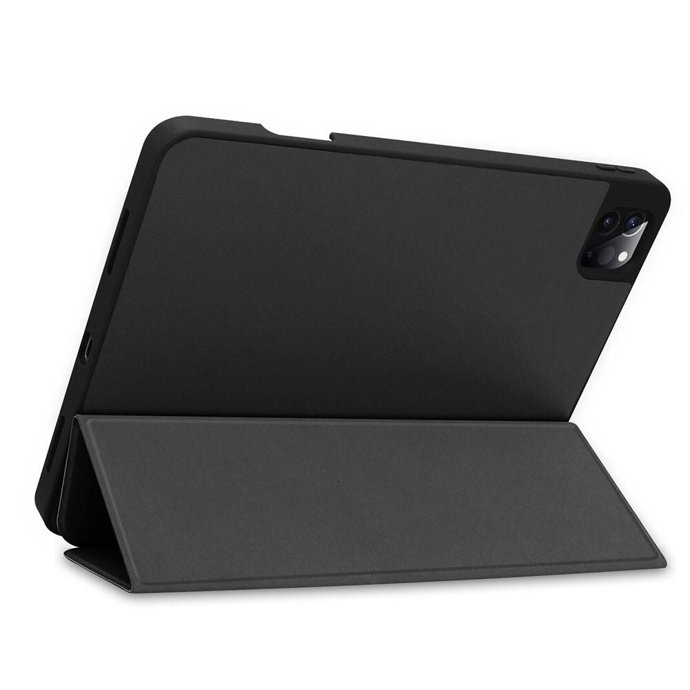 Apple iPad Pro 11 4th Gen (2022) Tri-fold etui med penneholder, Sort