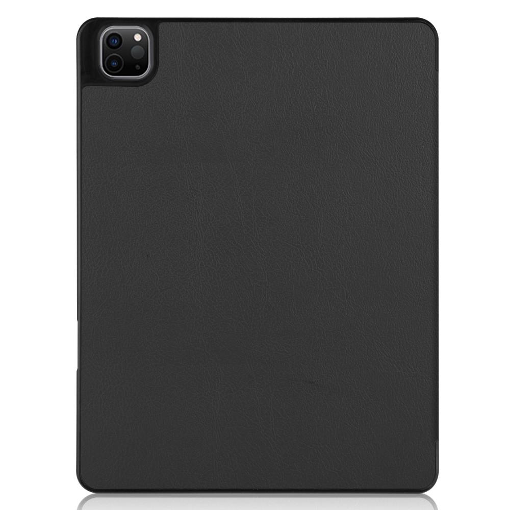 Apple iPad Pro 12.9 5th Gen (2021) Tri-fold etui med penneholder, Sort