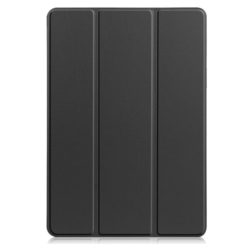 Samsung Galaxy Tab S8/Galaxy Tab S7 Tri-fold etui med penneholder, Sort