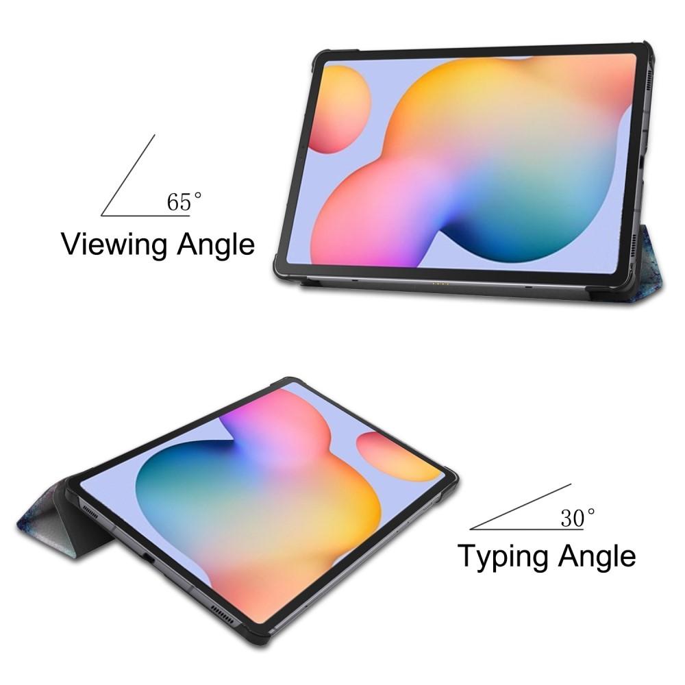 Samsung Galaxy Tab S6 Lite Tri-Fold etui, Rum