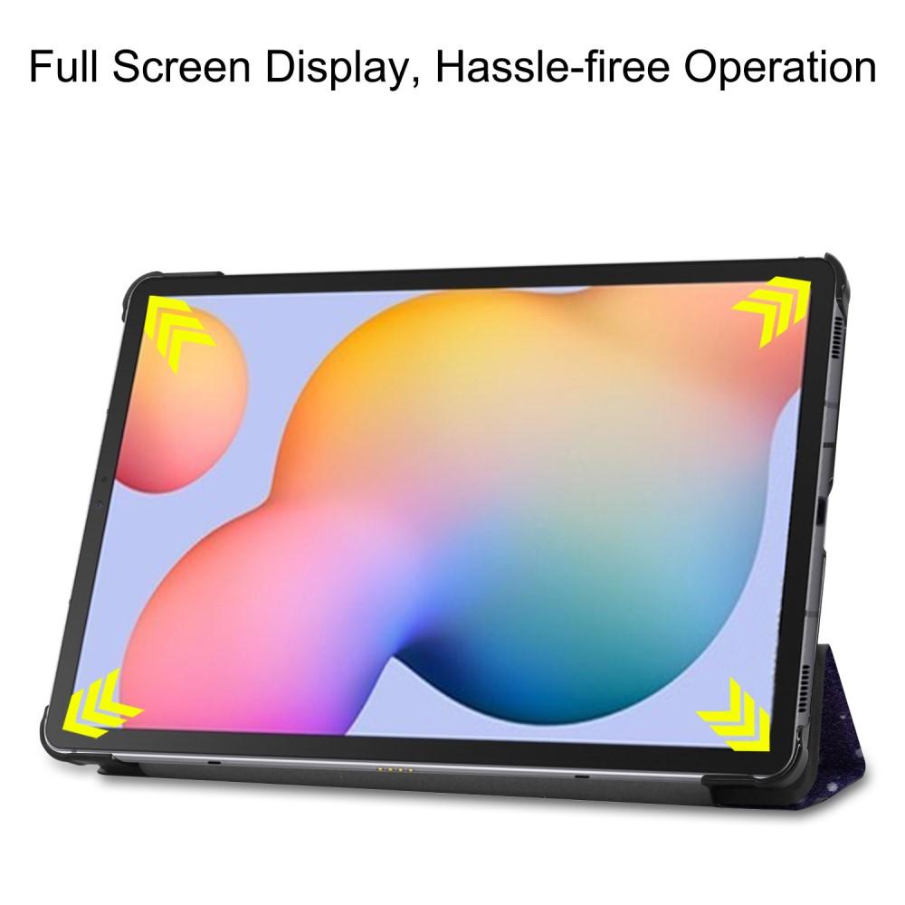 Samsung Galaxy Tab S6 Lite Tri-Fold etui, Rum
