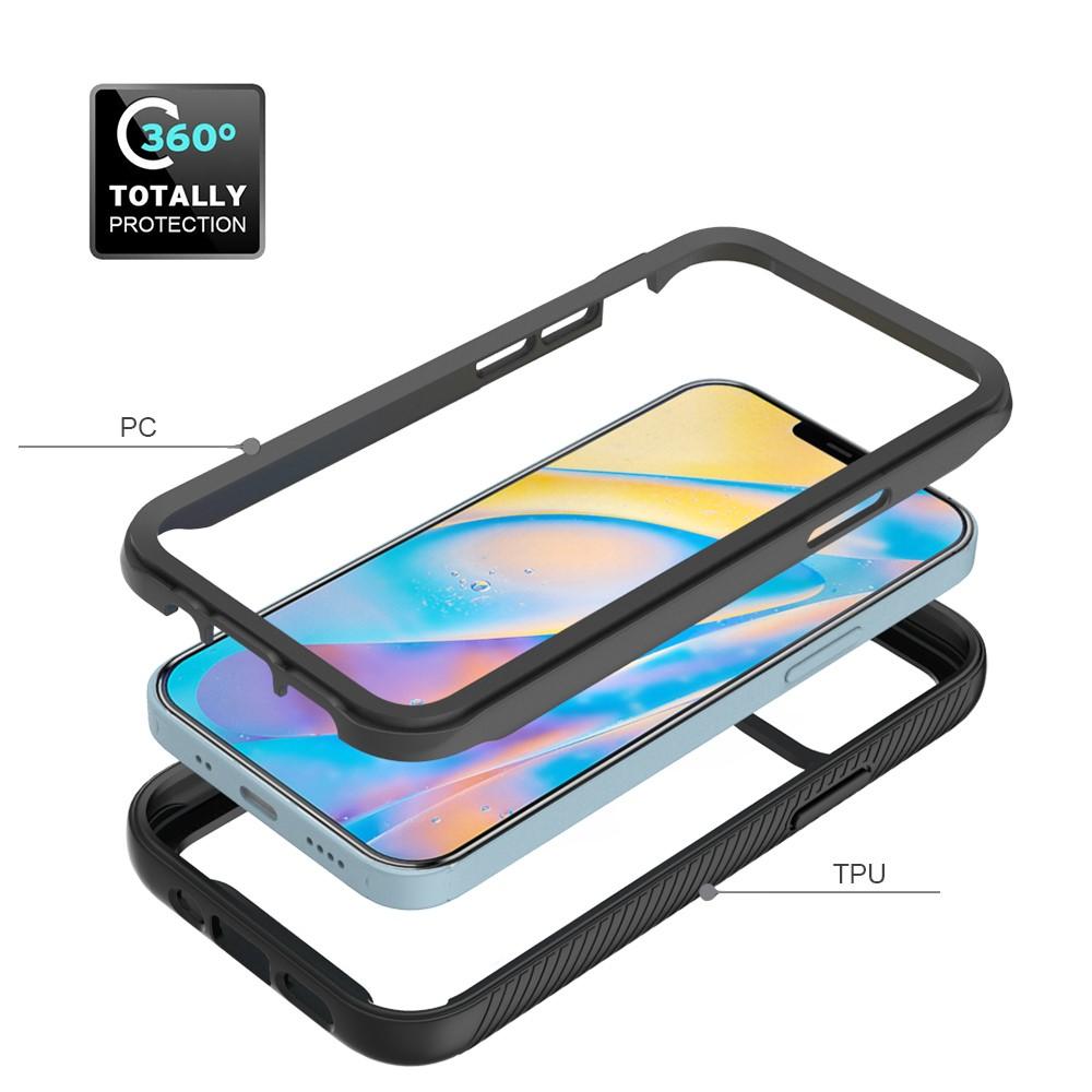 iPhone 12 Mini Mobilcover med beskyttelsesramme, Sort