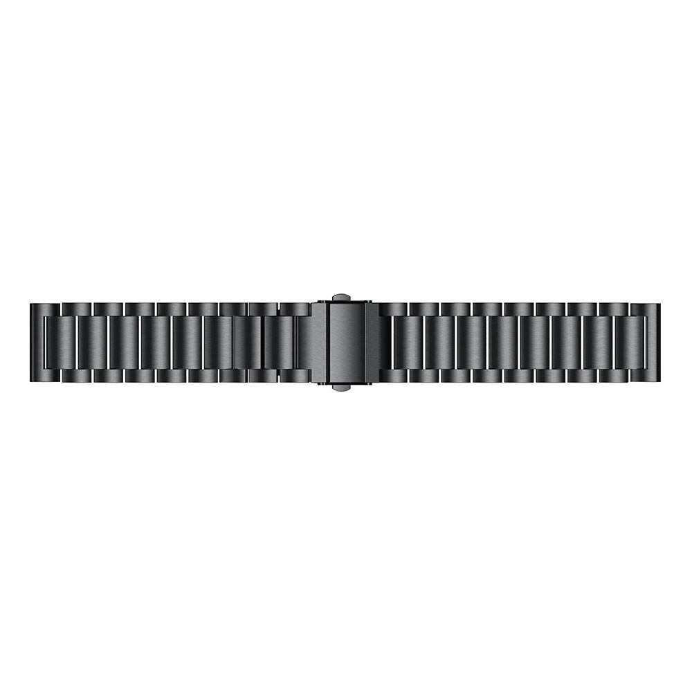 Huawei Watch GT 3 42mm/Watch GT 2 42mm Stilrent linkarmbånd i metal, Sort