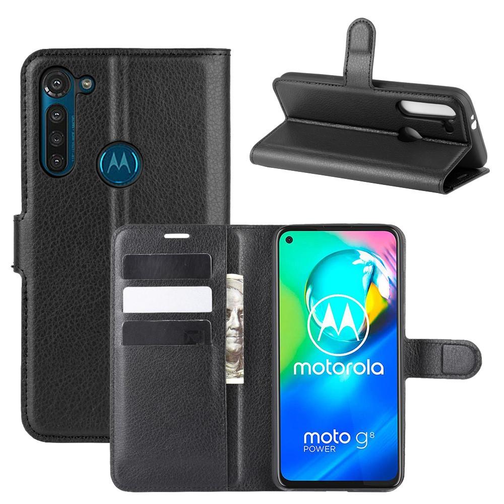 Motorola Moto G8 Power Enkelt mobiletui, Sort