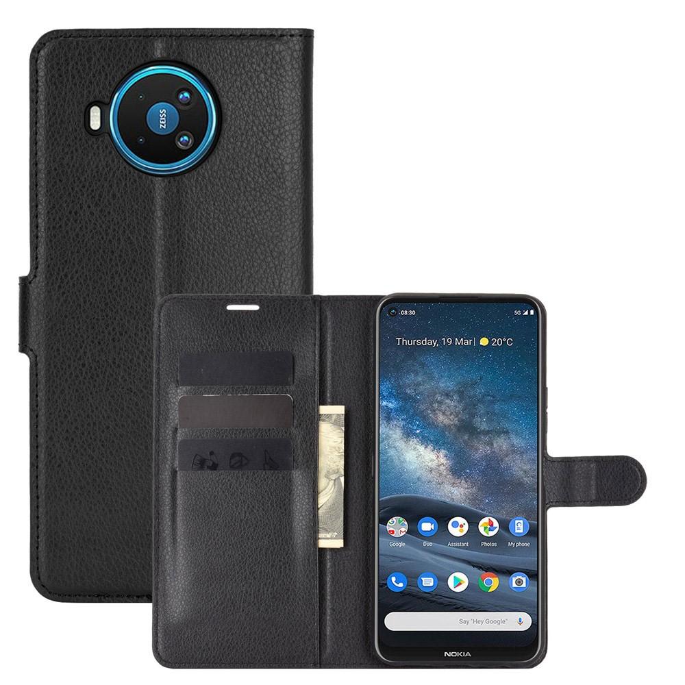 Nokia 8.3 Enkelt mobiletui, Sort