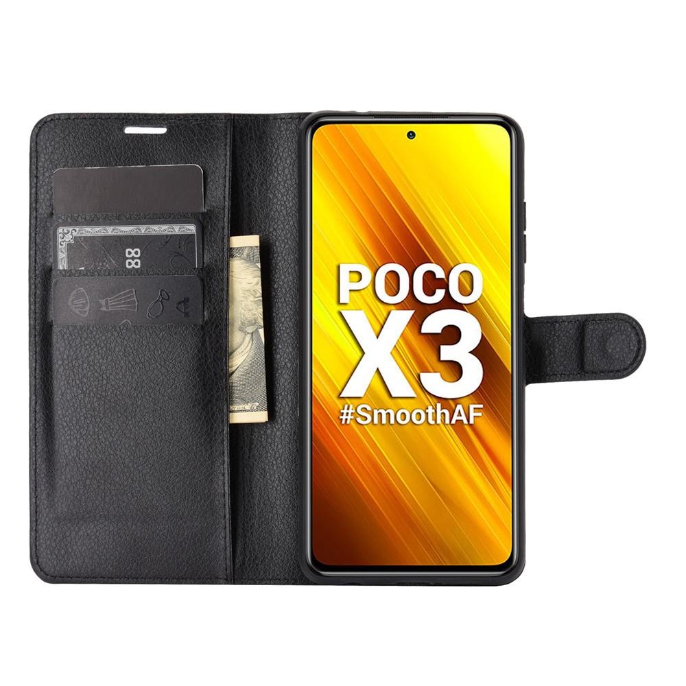 Xiaomi Poco X3 NFC Enkelt mobiletui, Sort