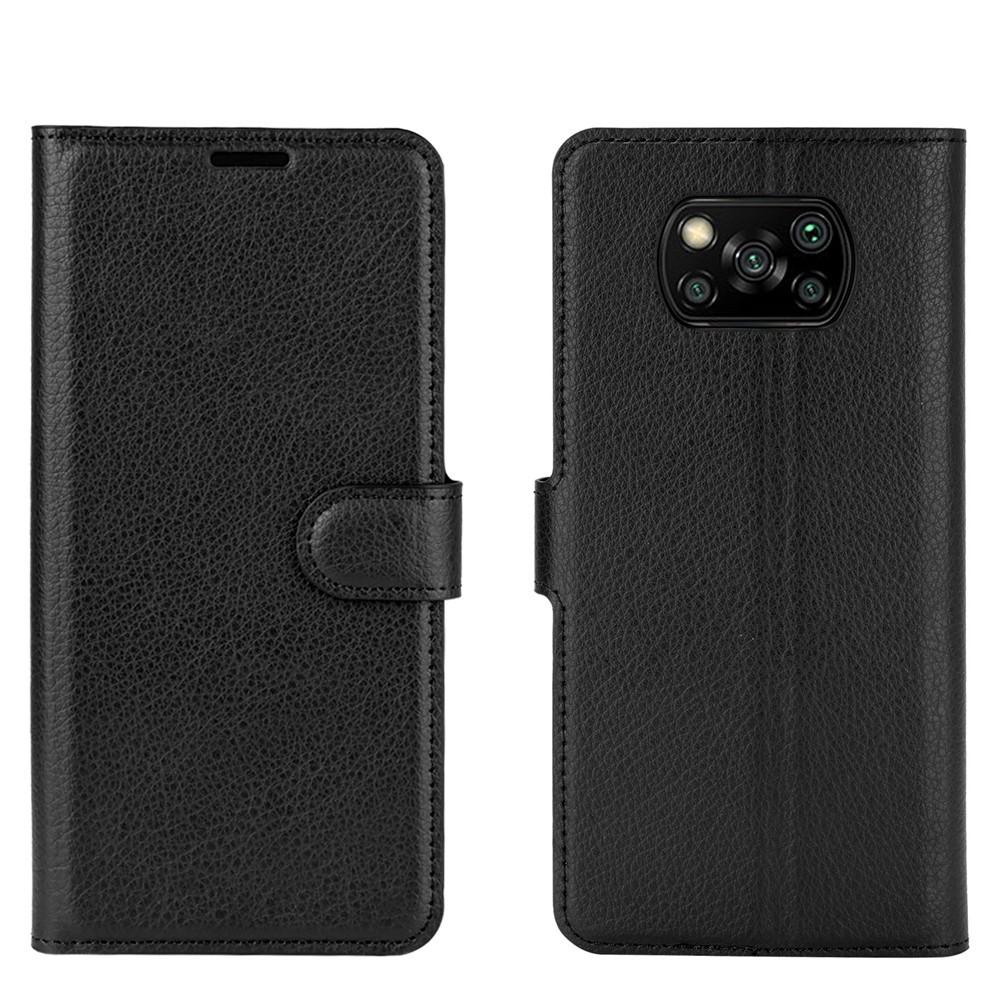 Xiaomi Poco X3 NFC Enkelt mobiletui, Sort