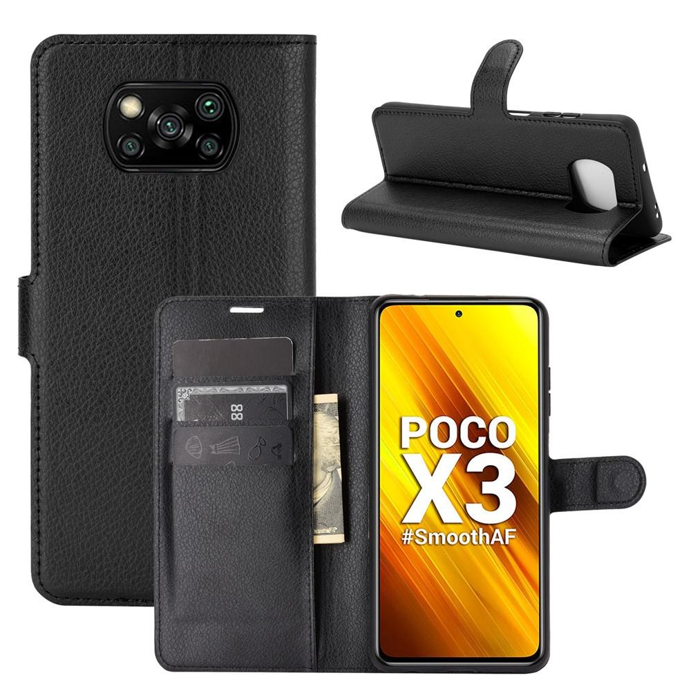 Xiaomi Poco X3 NFC Enkelt mobiletui, Sort