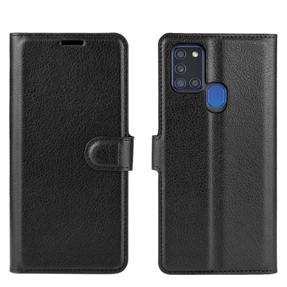 Samsung Galaxy A21s Enkelt mobiletui, Sort