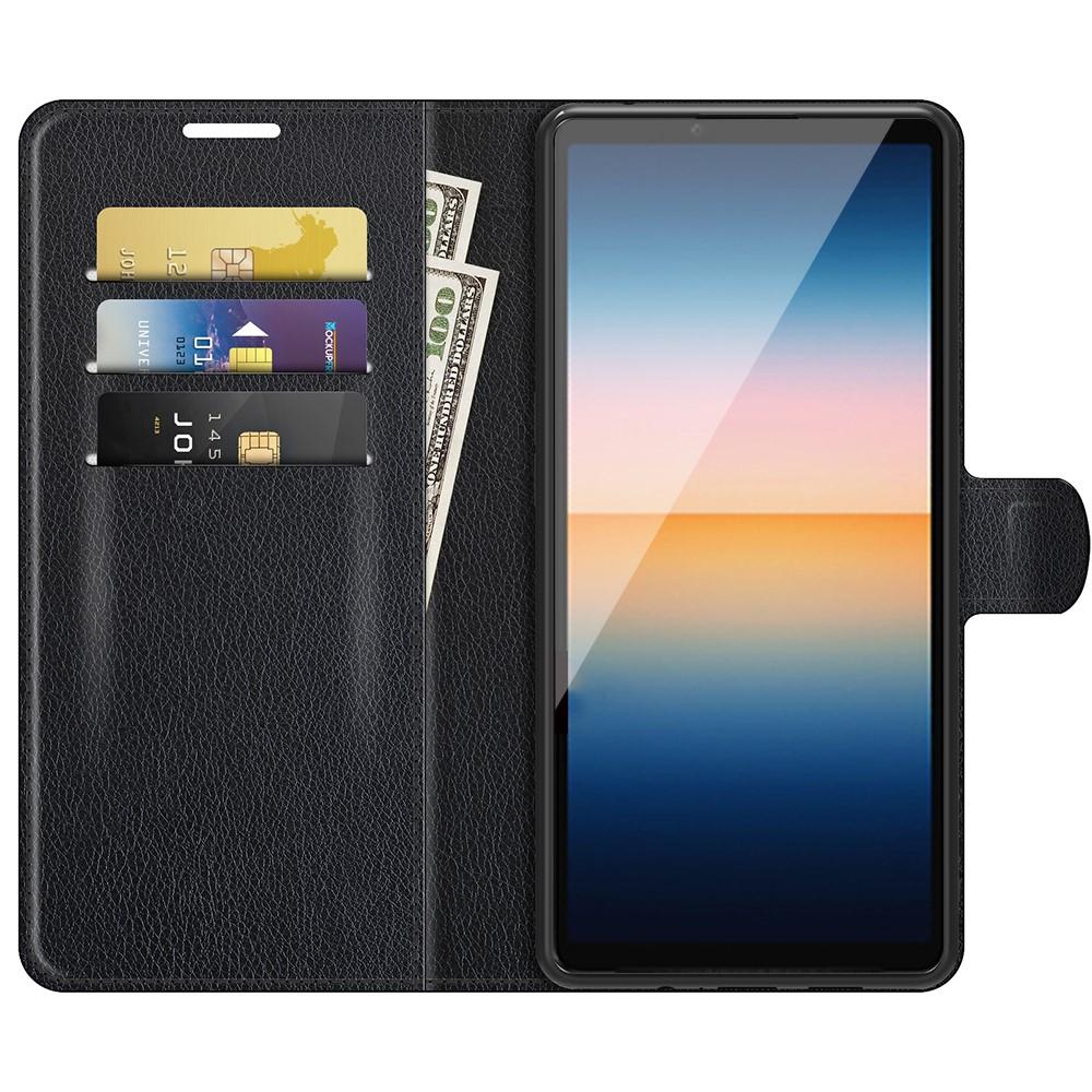 Sony Xperia 10 III Enkelt mobiletui, Sort