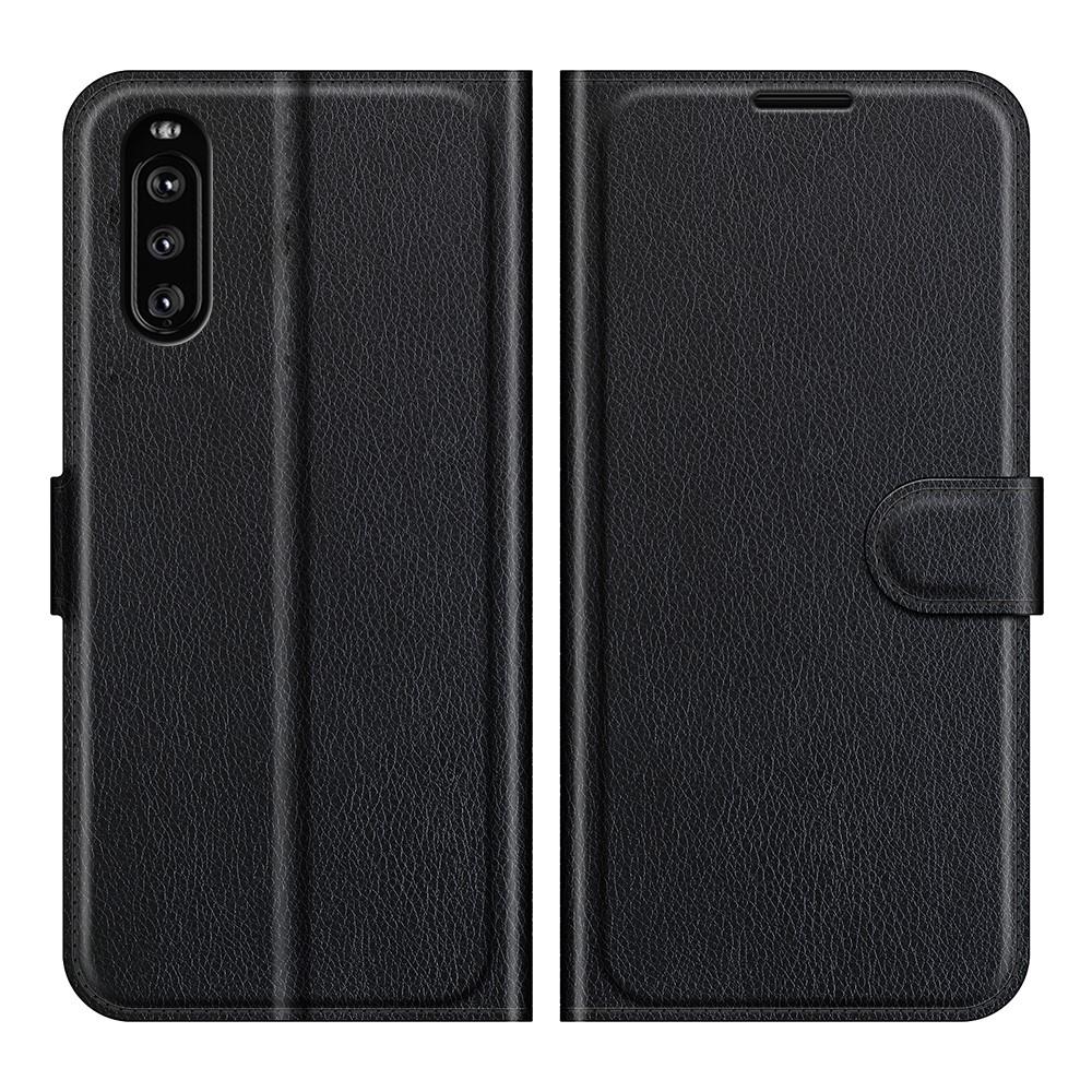 Sony Xperia 10 III Enkelt mobiletui, Sort