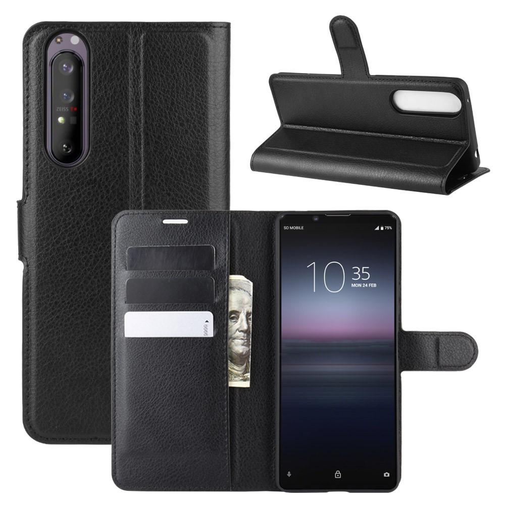 Sony Xperia 1 II Enkelt mobiletui, Sort