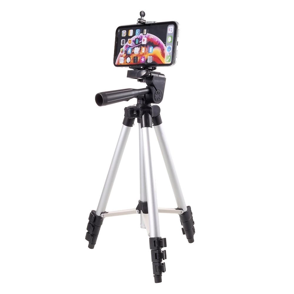 Justerbart tripod mobilstativ, Sølv