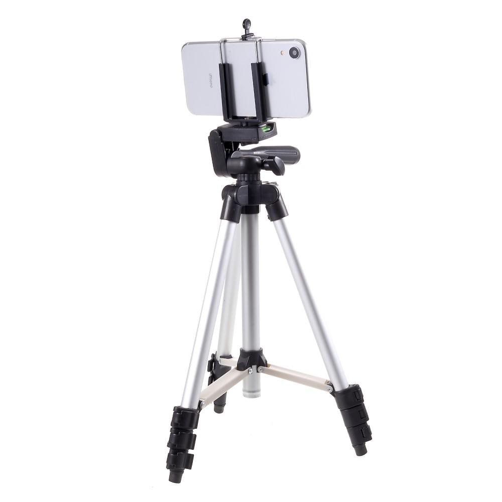 Justerbart tripod mobilstativ, Sølv