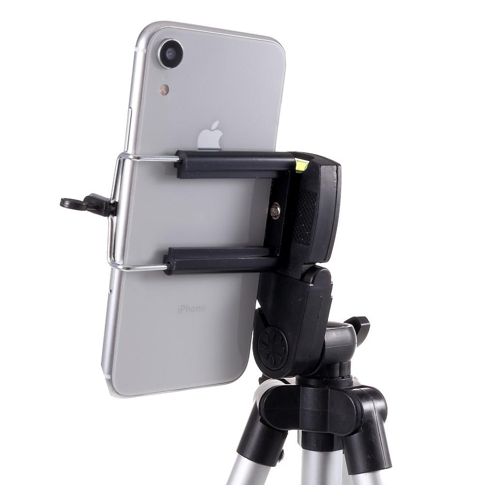 Justerbart tripod mobilstativ, Sølv