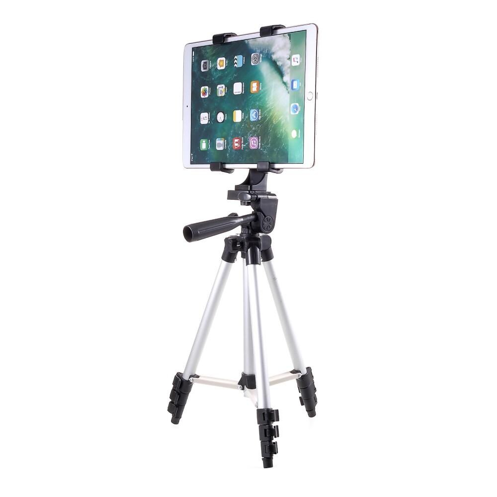 Justerbart tripod tabletstativ, Sølv