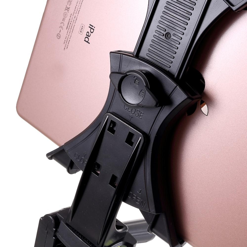 Justerbart tripod tabletstativ, Sølv