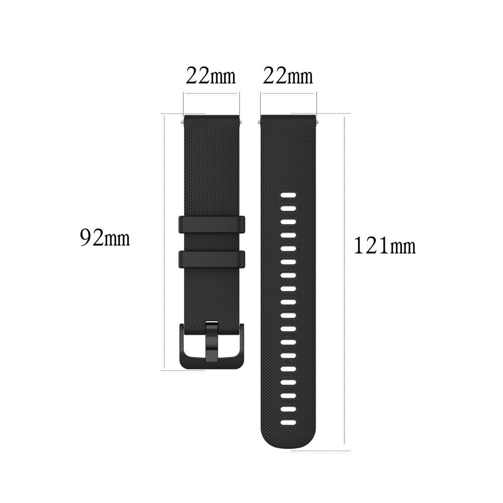 Garmin Forerunner 745 Armbånd i silikone, Sort