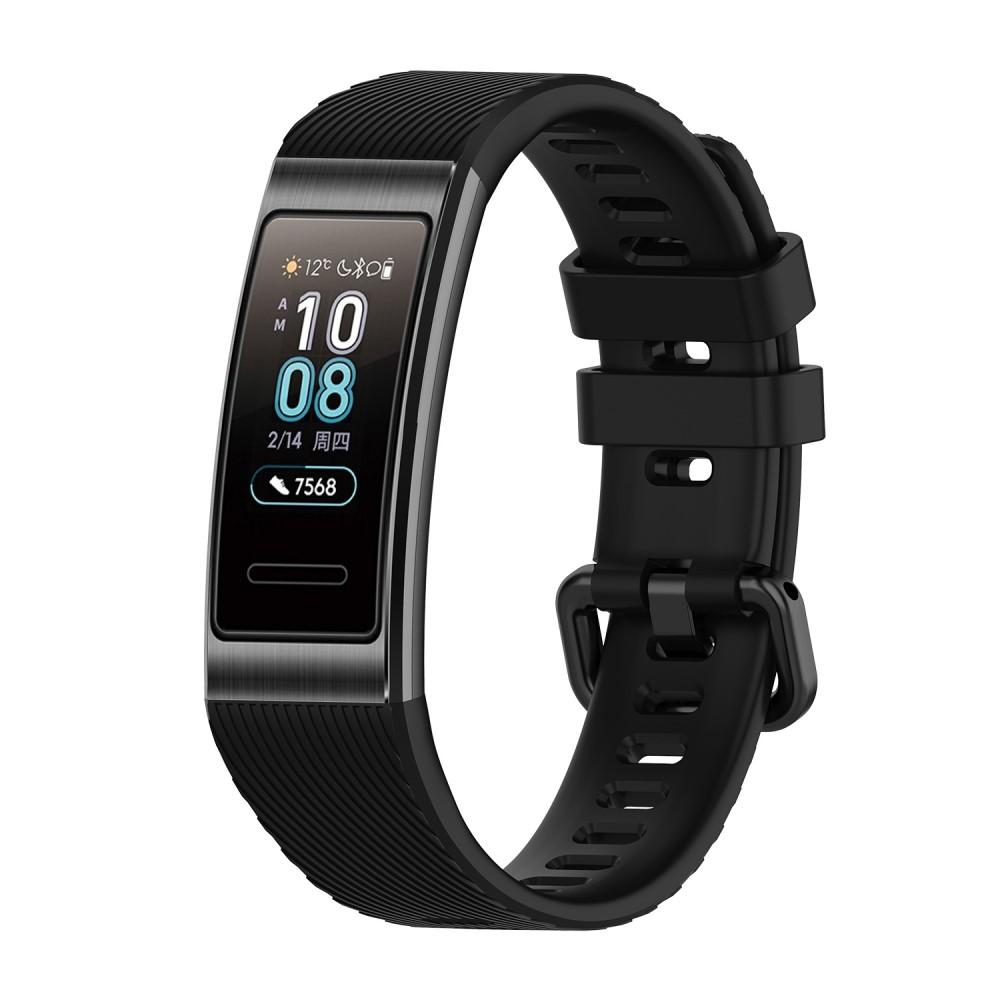  Huawei Band 3/3 Pro Armbånd i silikone, Sort