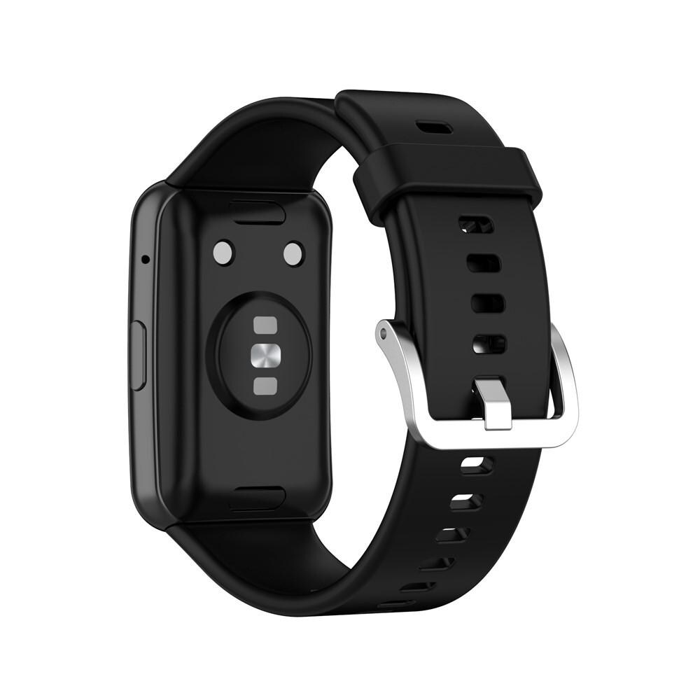 Huawei Watch Fit Armbånd i silikone, Sort