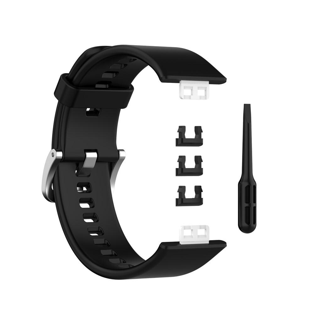 Huawei Watch Fit Armbånd i silikone, Sort