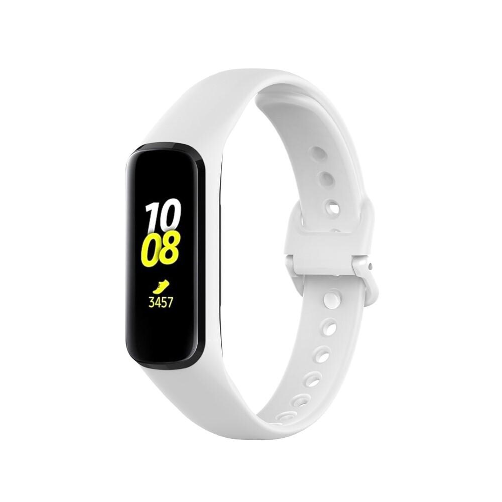 Samsung Galaxy Fit 2 Armbånd i silikone, Hvid