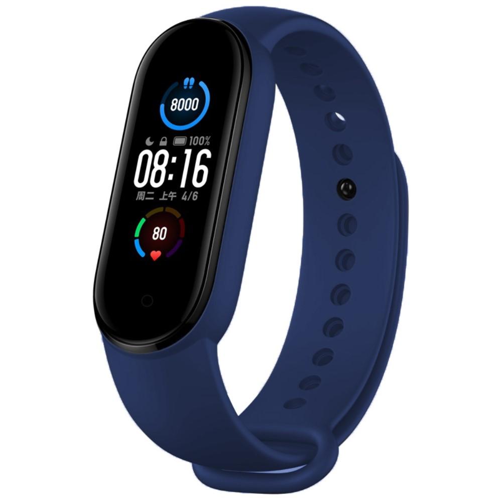 Xiaomi Mi Band 5/Mi Band 6 Armbånd i silikone, Blå