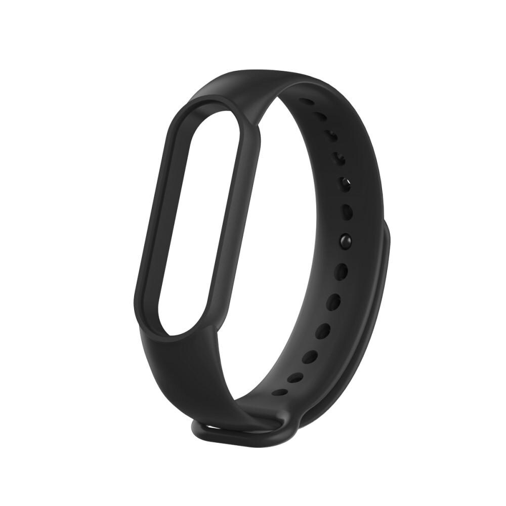 Xiaomi Mi Band 5/Mi Band 6 Armbånd i silikone, Sort