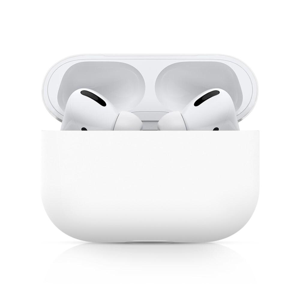 Apple AirPods Pro Tyndt silikonecover, Hvid