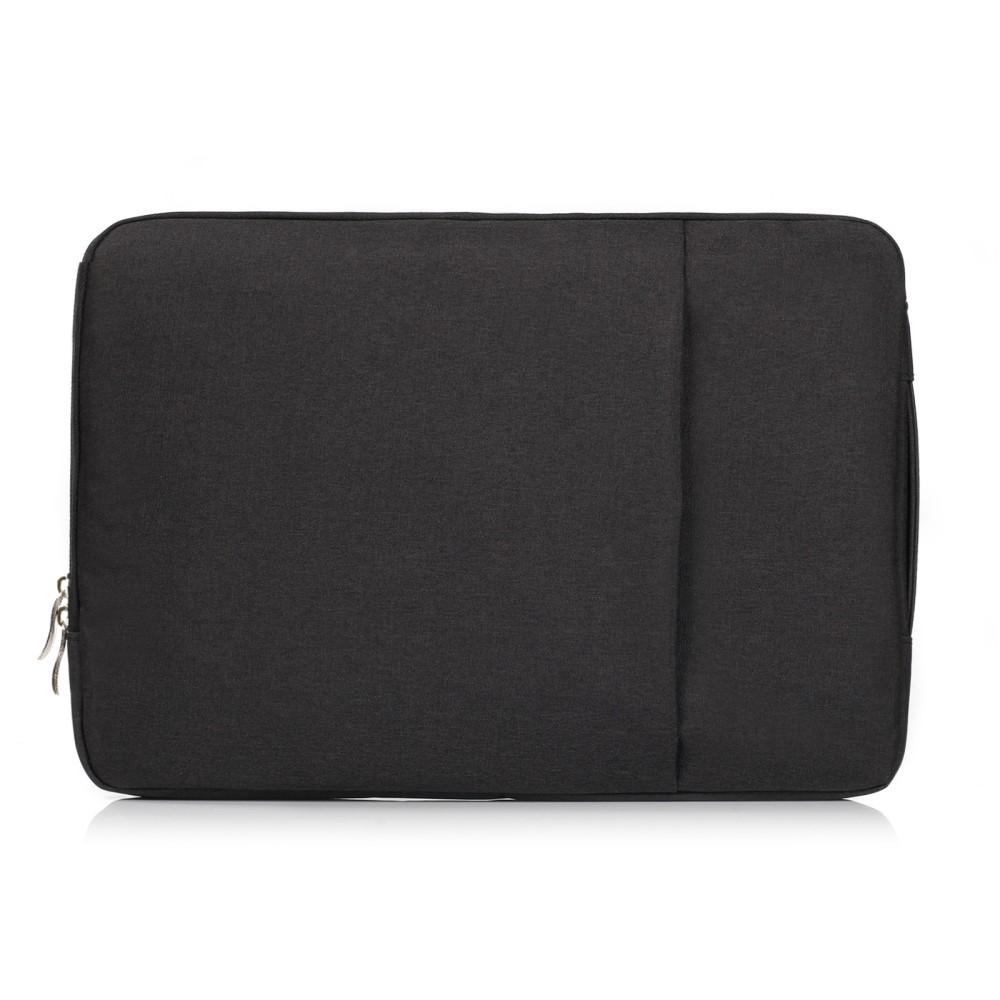 13" enkelt laptopetui, Sort
