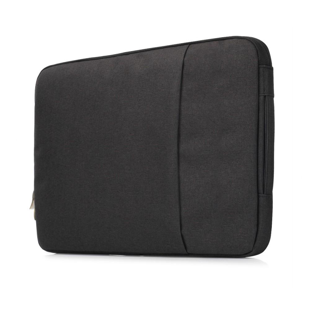 13" enkelt laptopetui, Sort