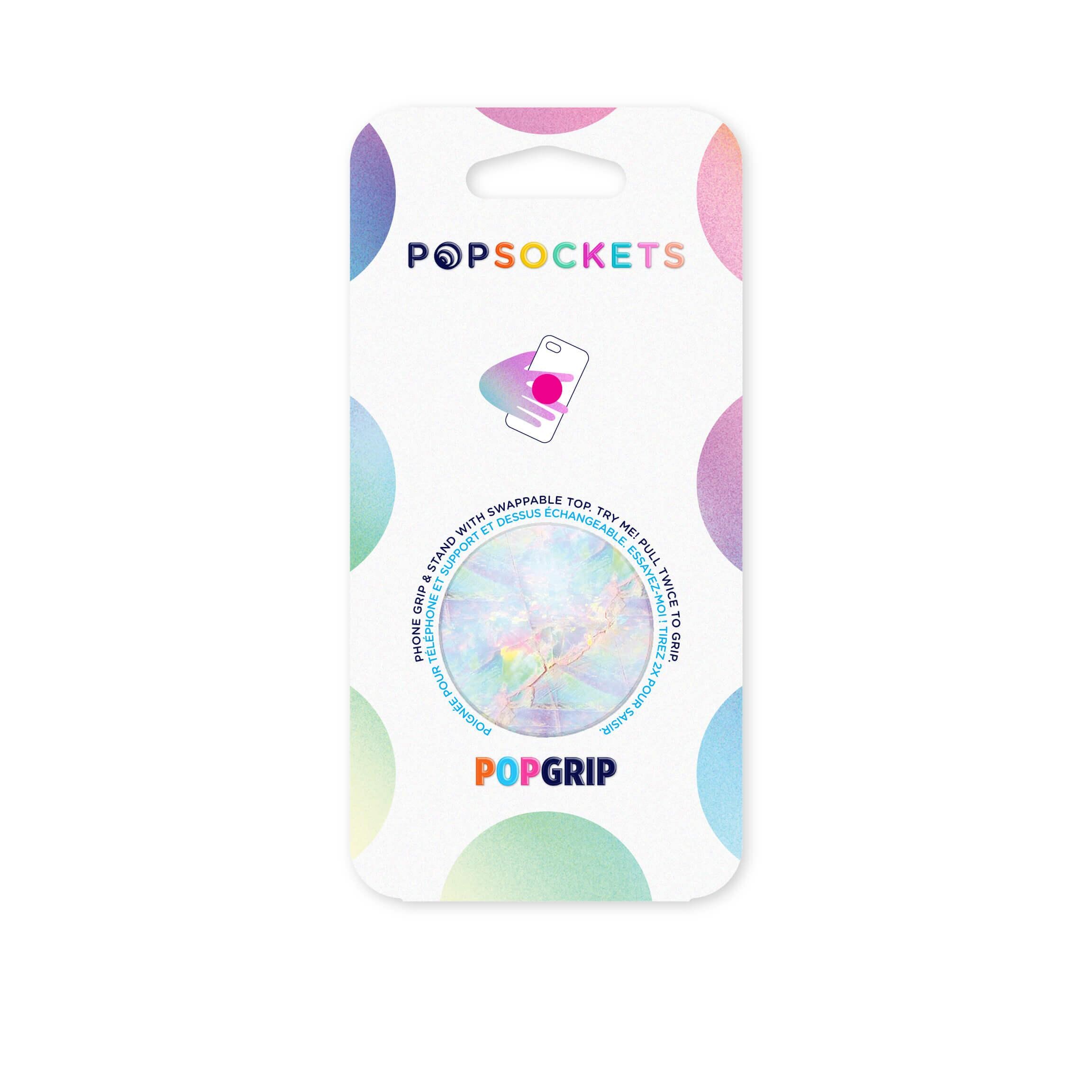 PopGrip mobilholder / stativ med aftagelig top, Opal