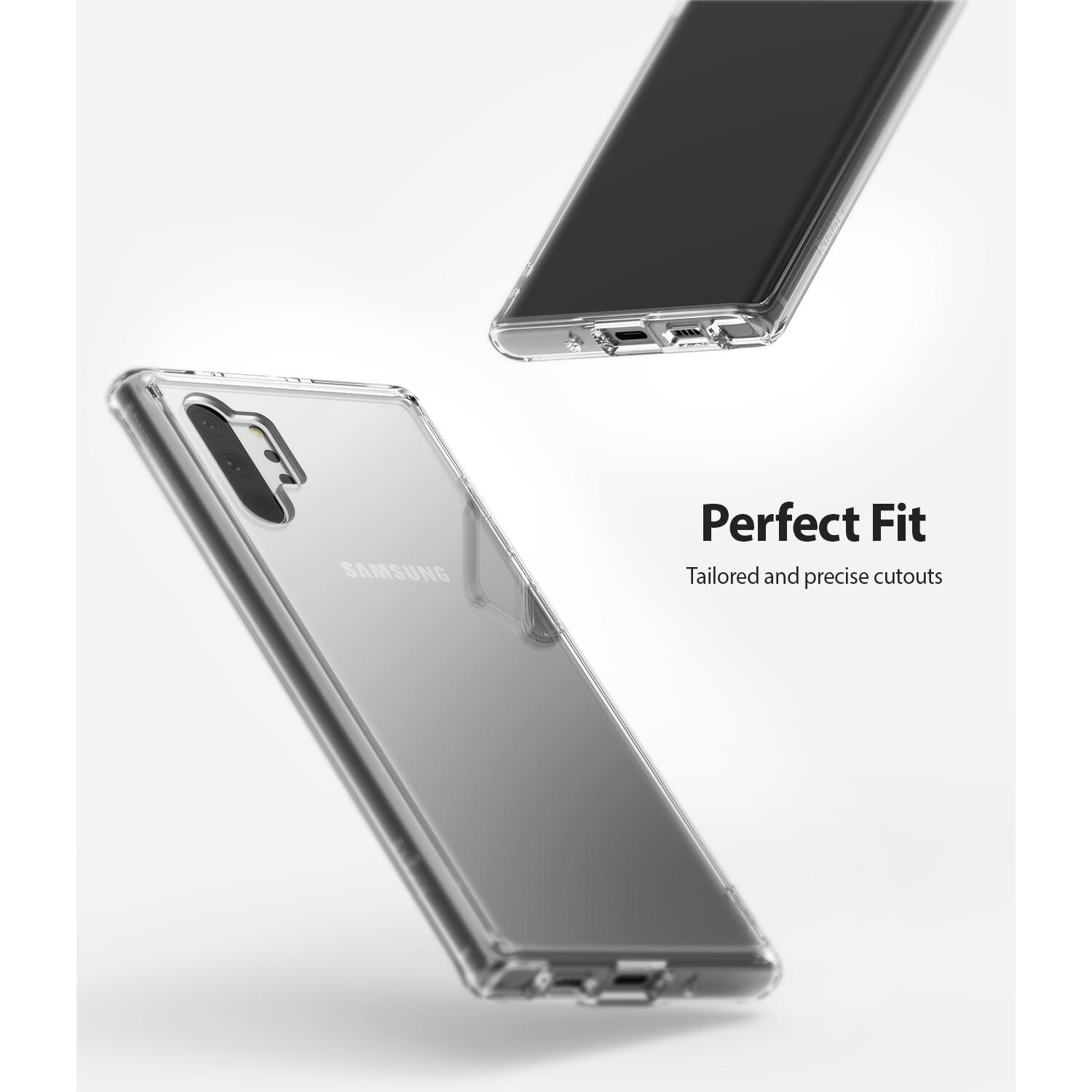 Samsung Galaxy Note 10 Plus Fusion cover, Gennemsigtig