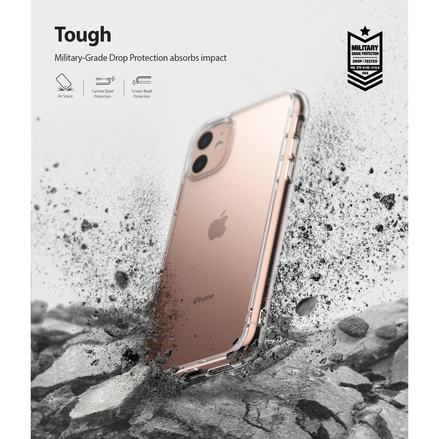 iPhone 11 Fusion cover, Gennemsigtig