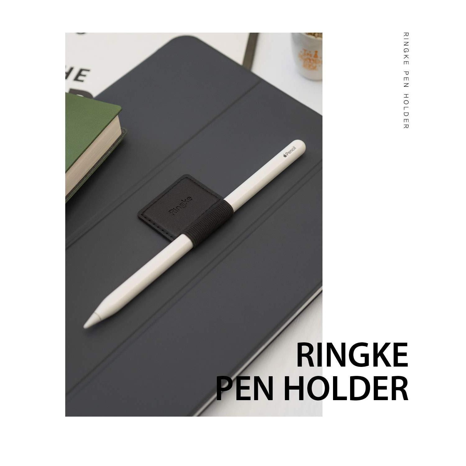 Universel penneholder med tape, Sort
