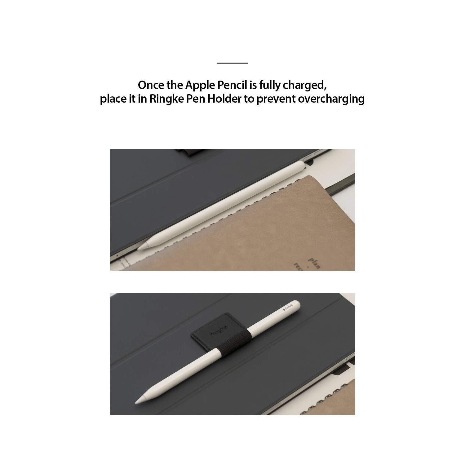 Universel penneholder med tape, Sort