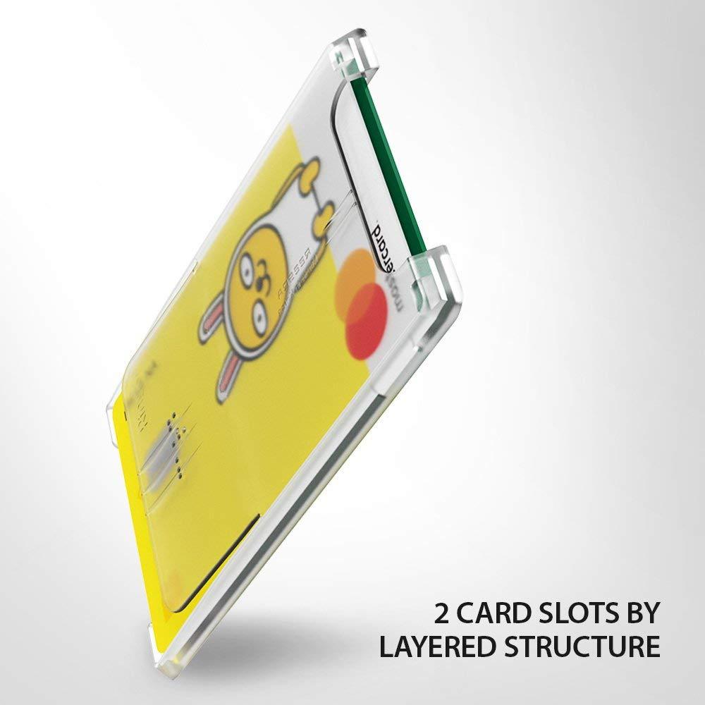 Card Slot kortholder, Clear Mist