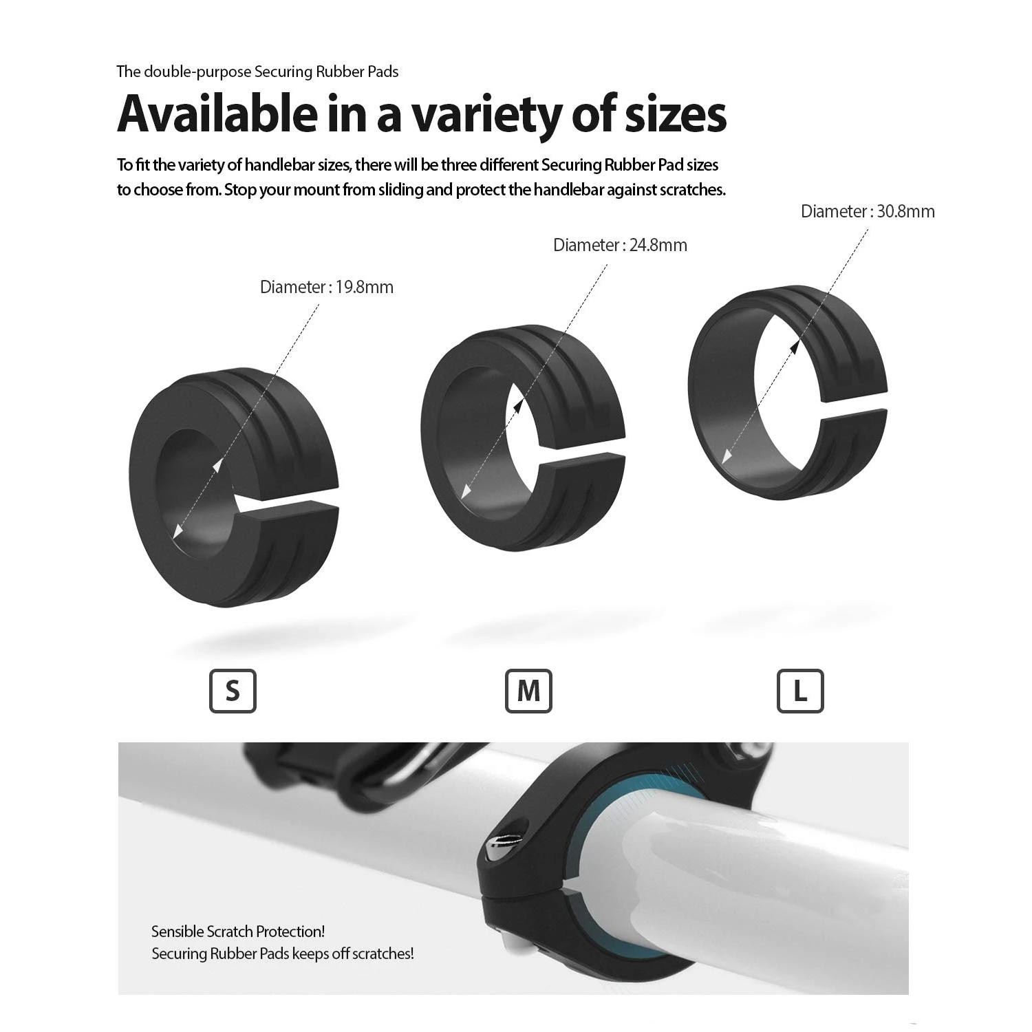 Spider Grip cykelholder til styret, Sort