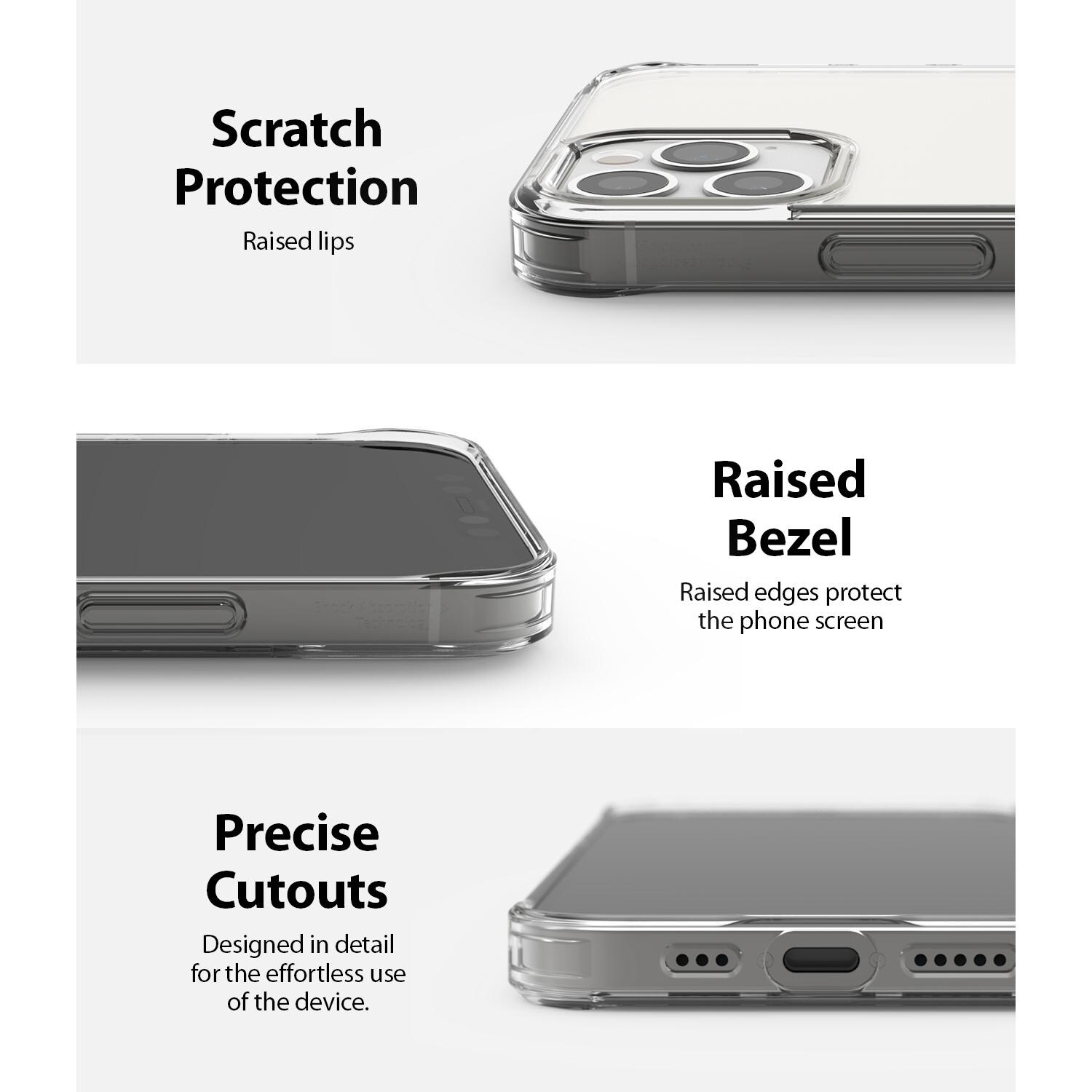 iPhone 12/iPhone 12 Pro Fusion cover, Gennemsigtig