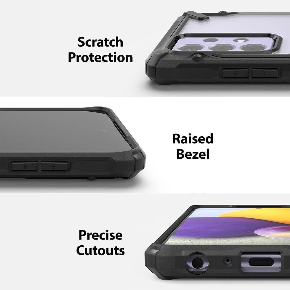 Samsung Galaxy A72 5G Fusion X Cover, Sort