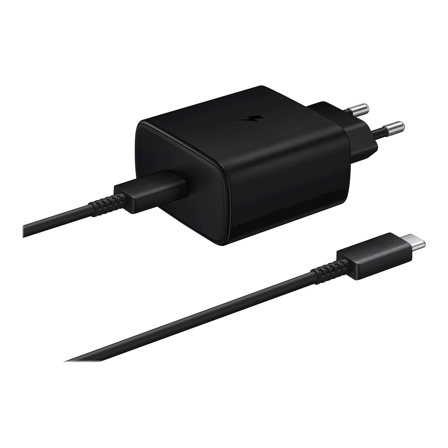 Mobiloplader USB-C Fast Charge PD 45W, Sort
