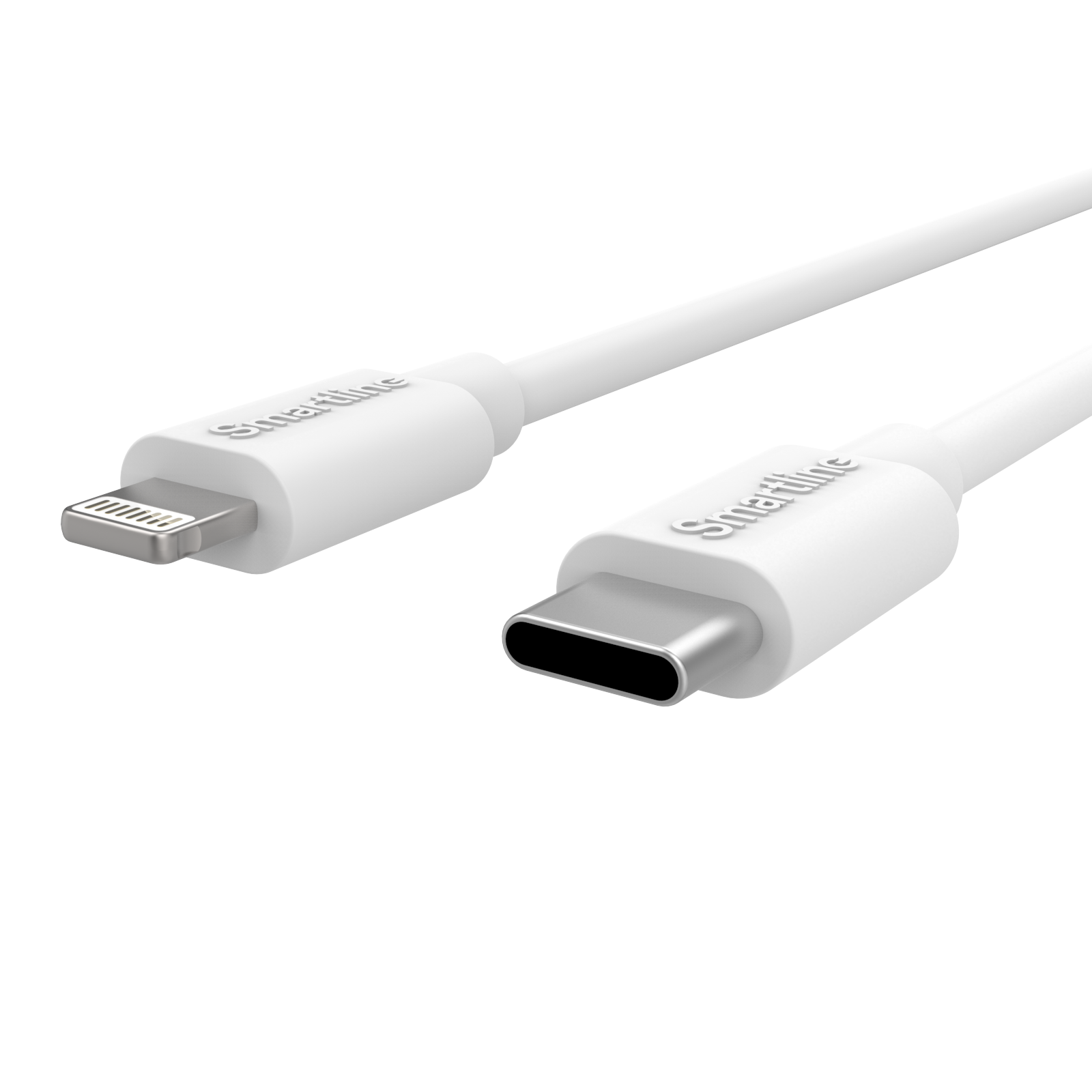 Opladningskabel 1m USB-C til Lightning , Hvid