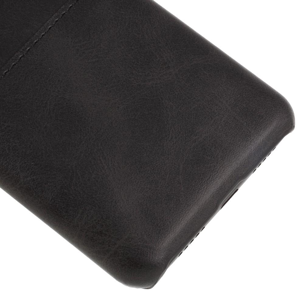 Huawei P20 Pro Smart cover med 2 kortholdere, Sort